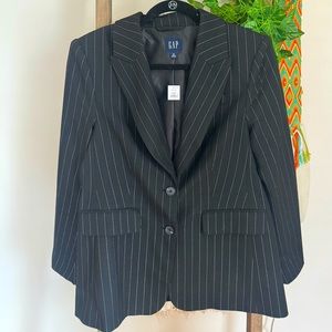 GAP Women’s Metallic Striped Blazer NWT